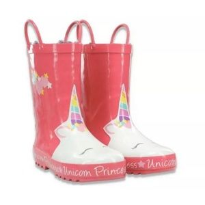 Western Chief Girls Faux Fur Lined Rain boots.